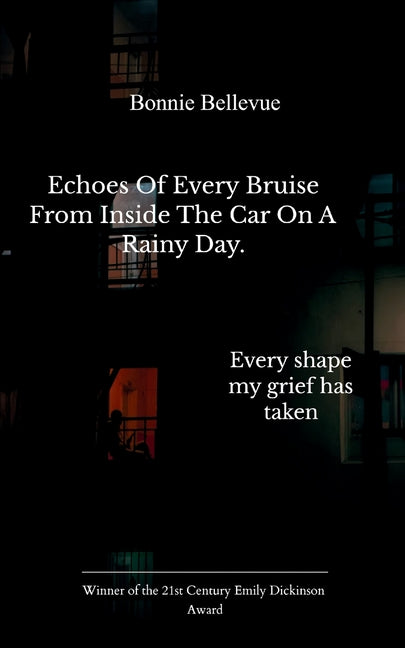 Echoes of every bruise from inside the car on a rainy day. Every shape my grief has taken