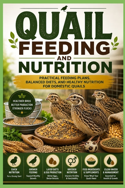Quail Feeding and Nutrition: Practical Feeding Plans, Balanced Diets, and Healthy Nutrition for Domestic Quails