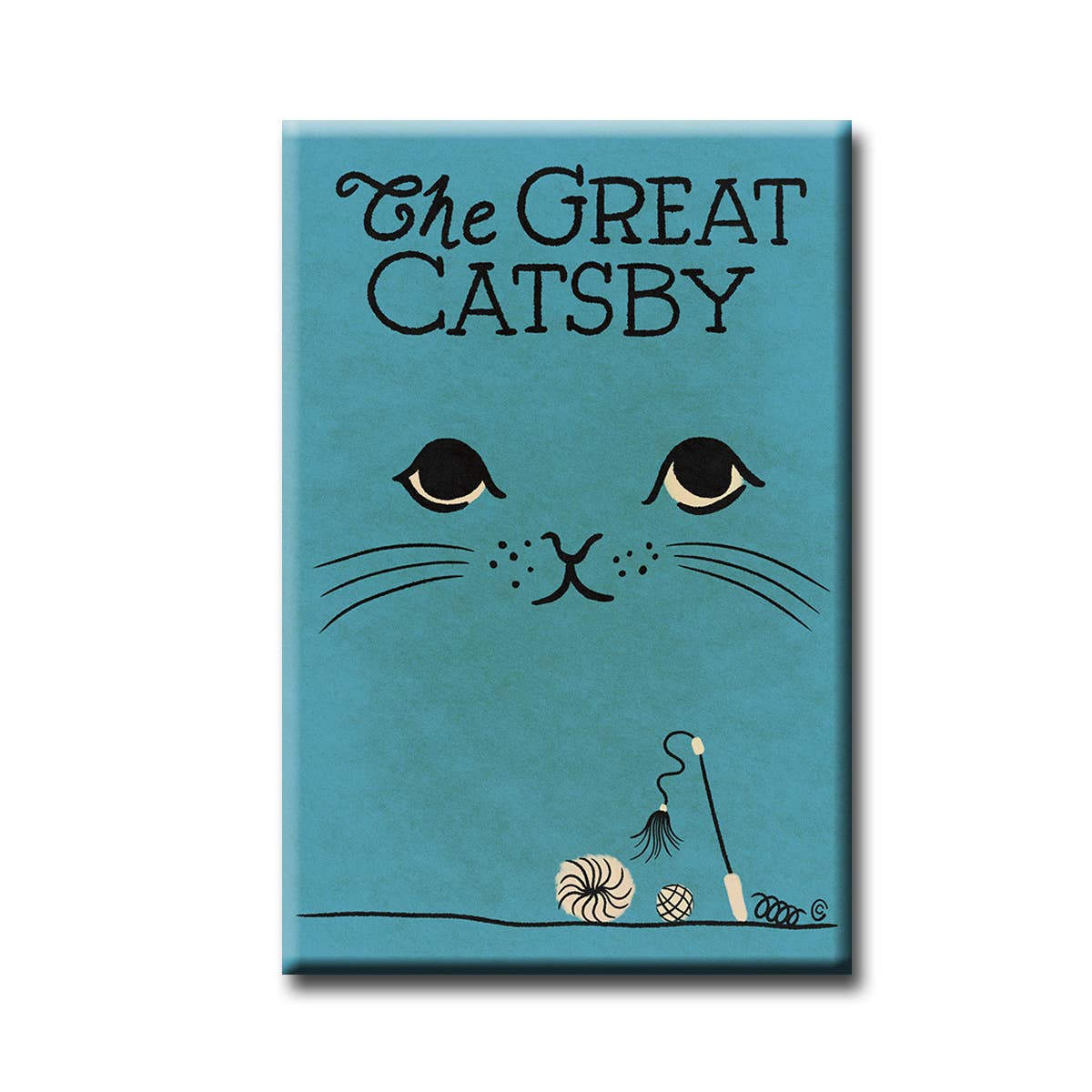 The Great Catsby Cat Pun Fridge Magnet