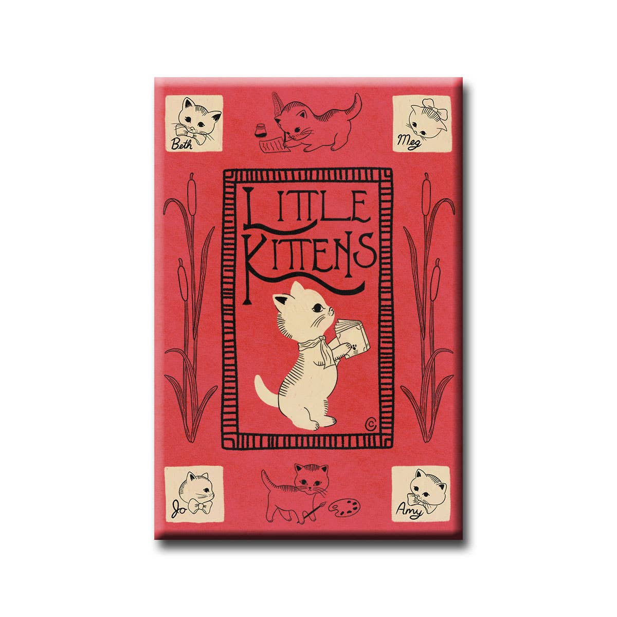 Little Kittens Cat Pun Fridge Magnet