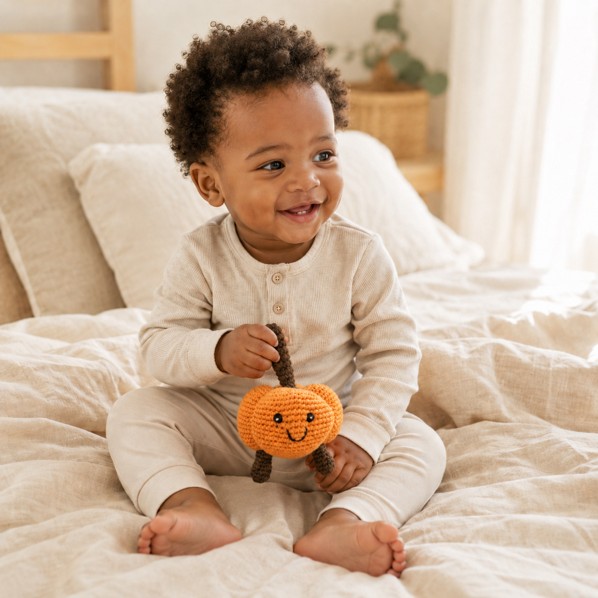 Lullaby Stitch | Pumpkin Rattle