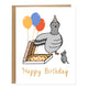 Pizza Pie Birthday Card, Pizza Rat, Pigeon