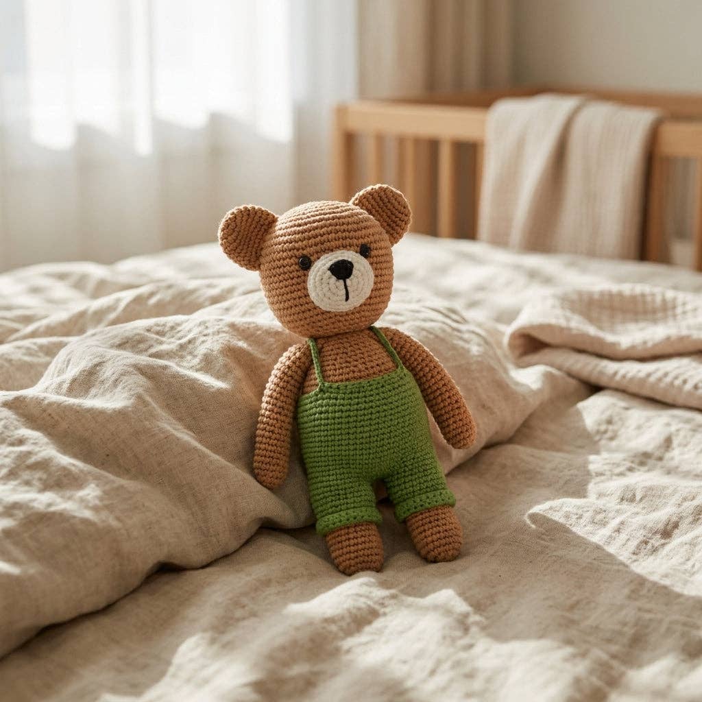 Lullaby Stitch | Bear Rattle - Boy