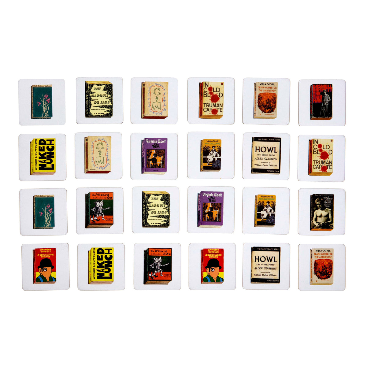 Classic Paperbacks Memory Game