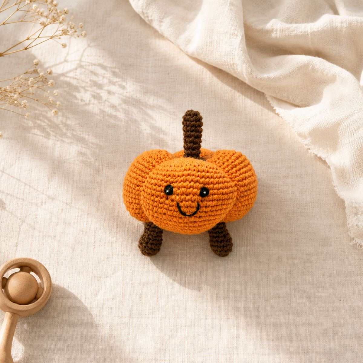 Lullaby Stitch | Pumpkin Rattle