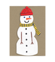 Snowman - Die Cut Card