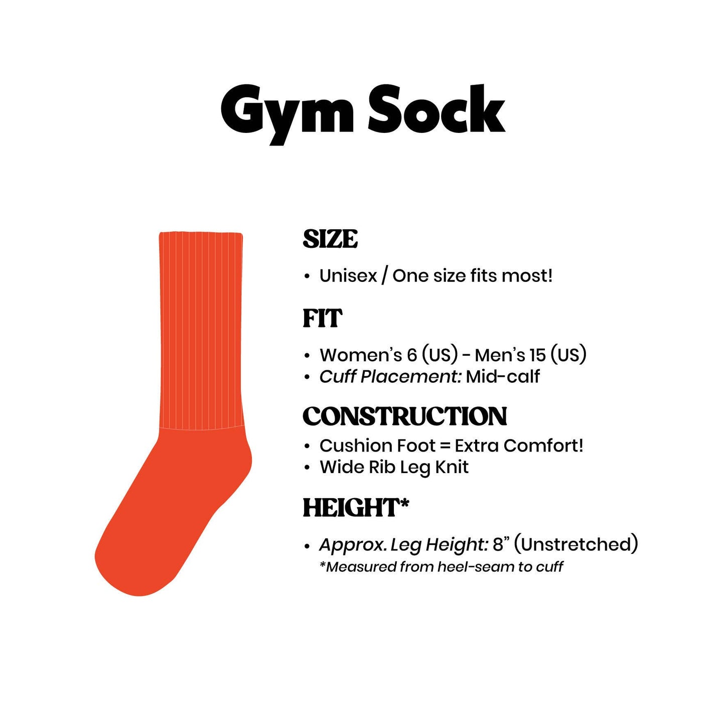Bookworm - Vintage Rainbow repeat Gym Crew Socks
