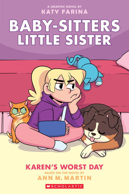 Karen's Worst Day: A Graphic Novel (Baby-Sitters Little Sister #3): Volume 3 (Adapted)