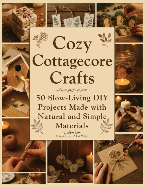 Cozy Cottagecore Crafts: 50 Slow-Living DIY Projects Made with Natural and Simple Materials
