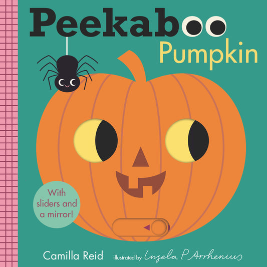 Peekaboo: Pumpkin: (An Interactive Board Book for Babies & Toddlers with Mirror & Sliders to Push, Pull, or Turn. Cute Halloween Artwork Includes a Ba