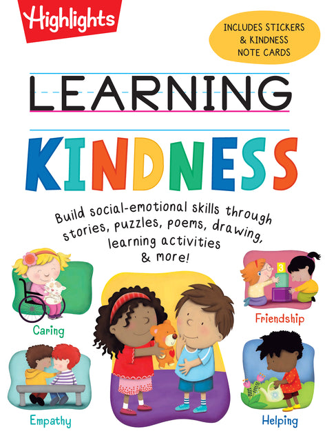 Learning Kindness: Build Social-Emotional Skills Through Stories, Puzzles, Poems and More with Over 100 Stickers in This 192-Page Feelings Activity