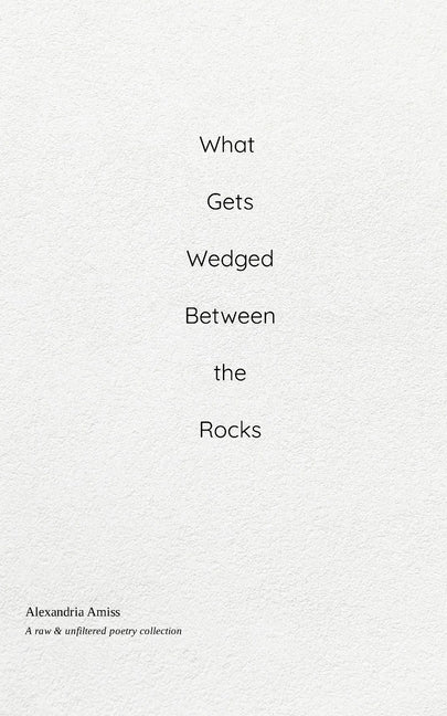 What Gets Wedged Between the Rocks A raw & unfiltered poetry collection