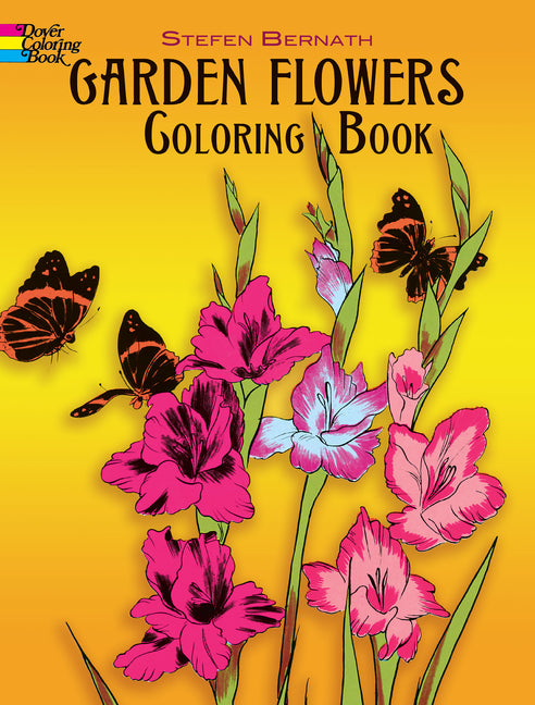 Garden Flowers Coloring Book