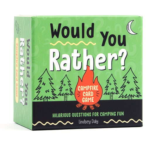 Would You Rather? Campfire Card Game: Hilarious Questions for Camping Fun and Outdoor Adventures