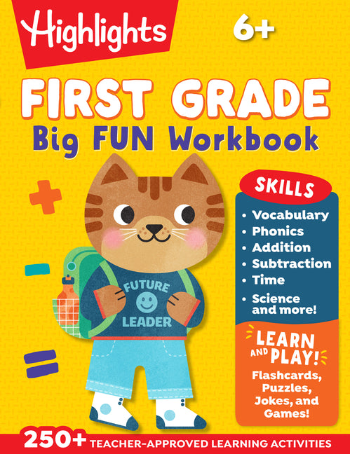 First Grade Big Fun Workbook: First Grade Workbook with 256 Pages of Activities for Reading Comprehension, Math, Science and More to Build Essential S