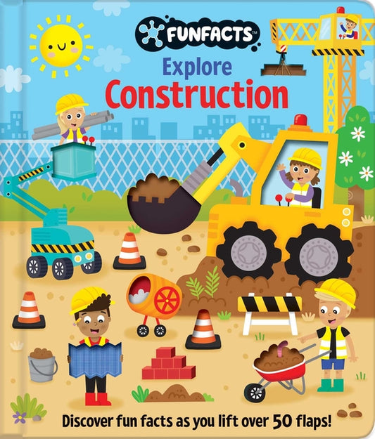 Explore Construction: Lift-The-Flap Book: Board Book with Over 50 Flaps to Lift!